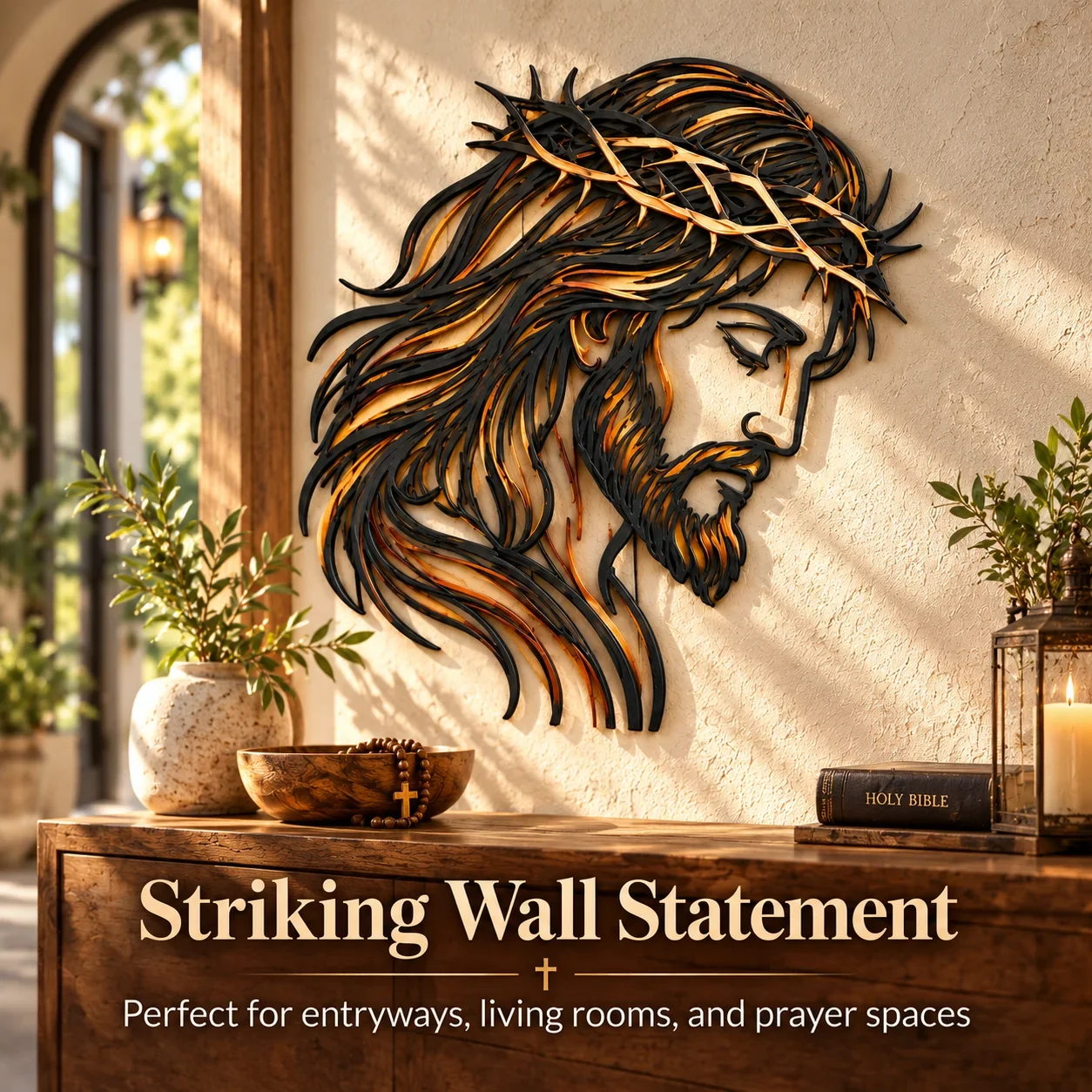 Jesus wall art statement piece