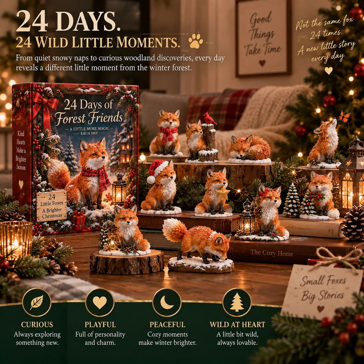 24 Days of Red Foxes winter collection