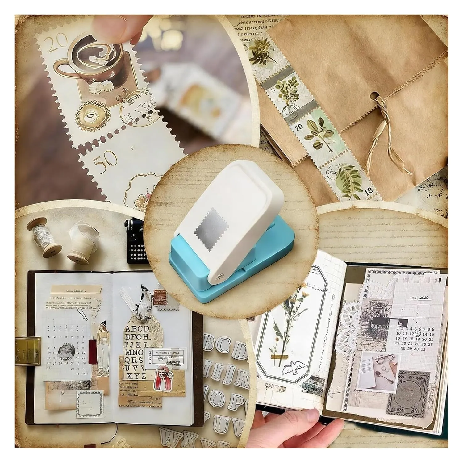 DIY crafts using the stamp edge punch