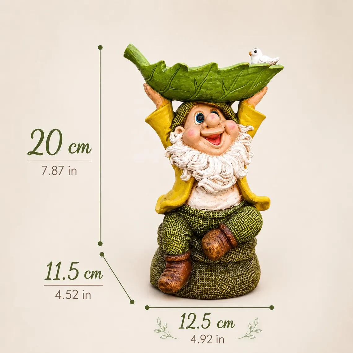 Overhead leaf style dimensions