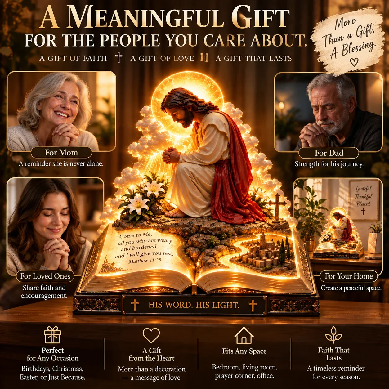 Meaningful Christian faith gift for family and loved ones