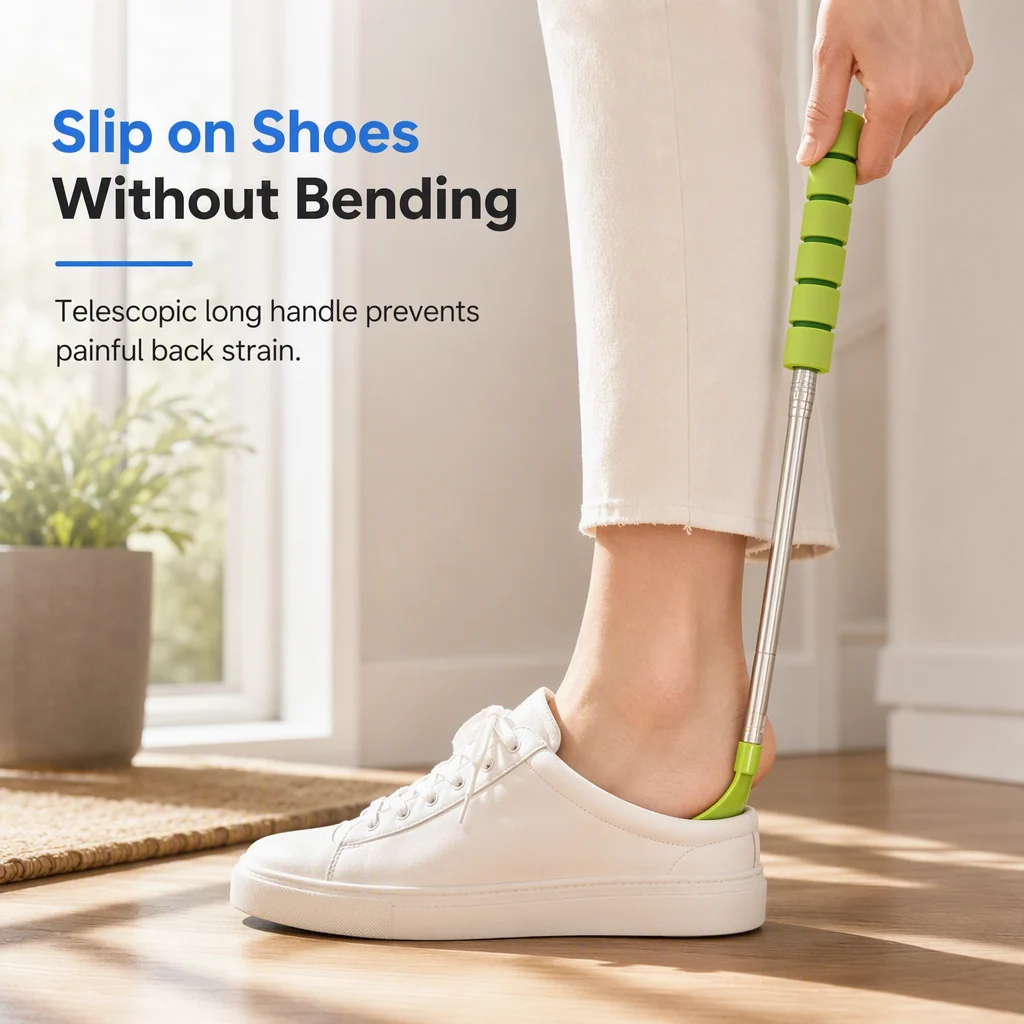 👞 Telescopic Long Shoe Horn | 70cm Reach detail 4