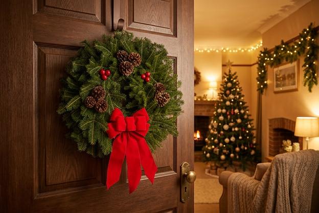 Best Spots for Your Christmas Wreath That Aren't the Front Door - Harbor Farm Fresh Christmas Wreaths