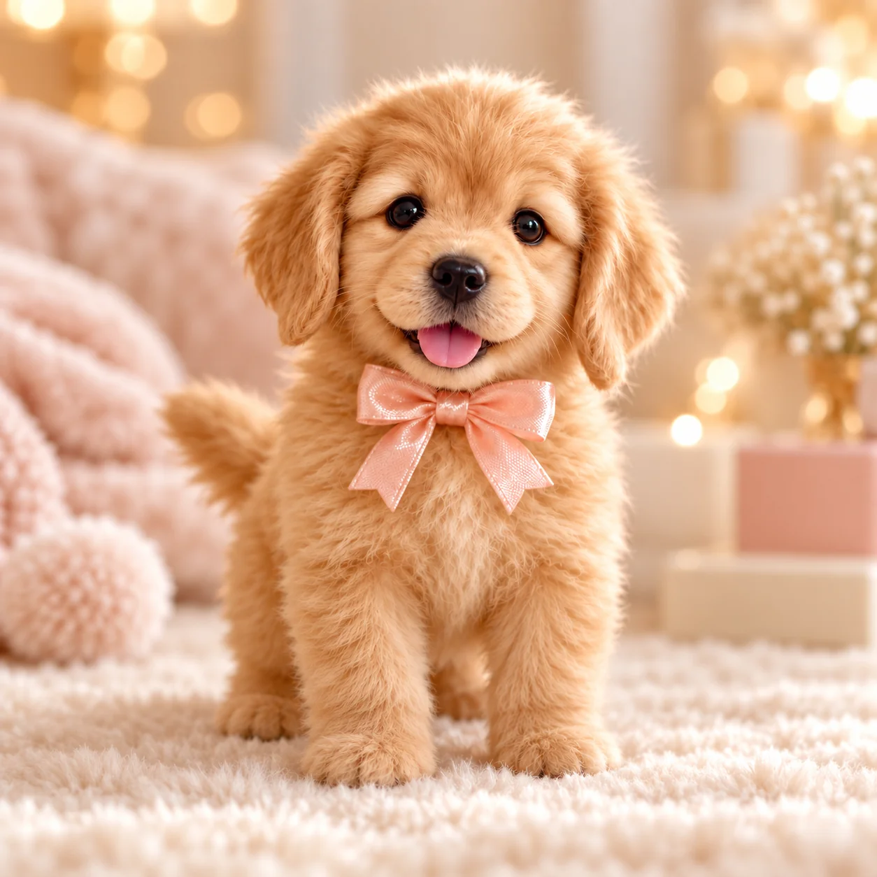 Classic Golden Golden Buddy full body robot puppy