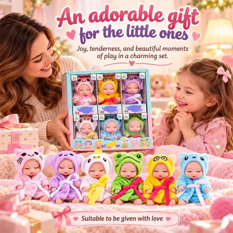 Mini Baby Dolls in Animal Outfits – Sweet miniature design