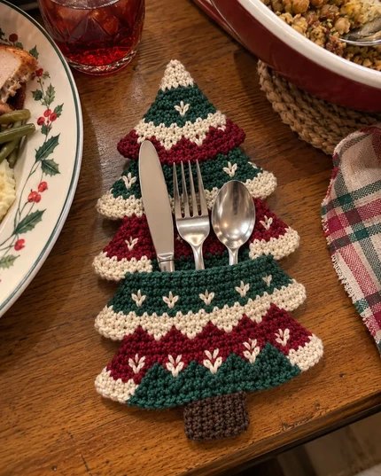 Tree cutlery holders by Theodrada