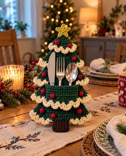 Tree cutlery holders by Ethelinda