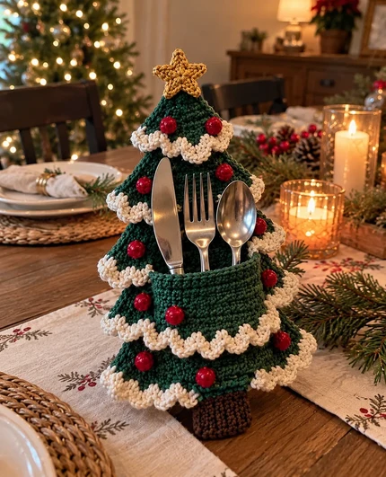 Tree cutlery holders by Svanberga