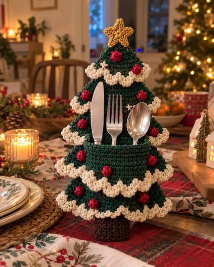 Tree cutlery holders by Nivelina