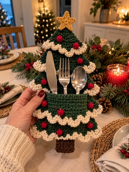 Tree cutlery holders by Deodata
