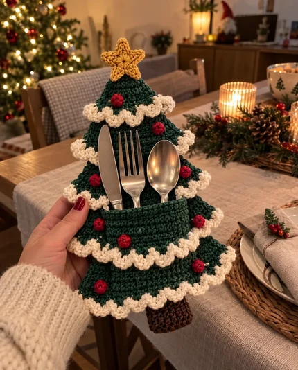 Tree cutlery holders by Flodoberta