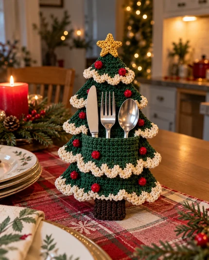 Tree cutlery holders by Herrada