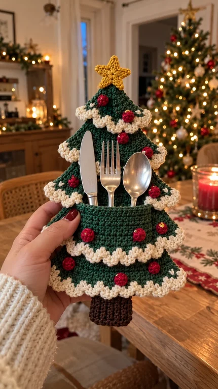 Tree cutlery holders by Warnhilda