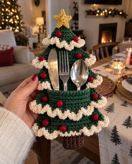 Tree cutlery holders by Prothasia