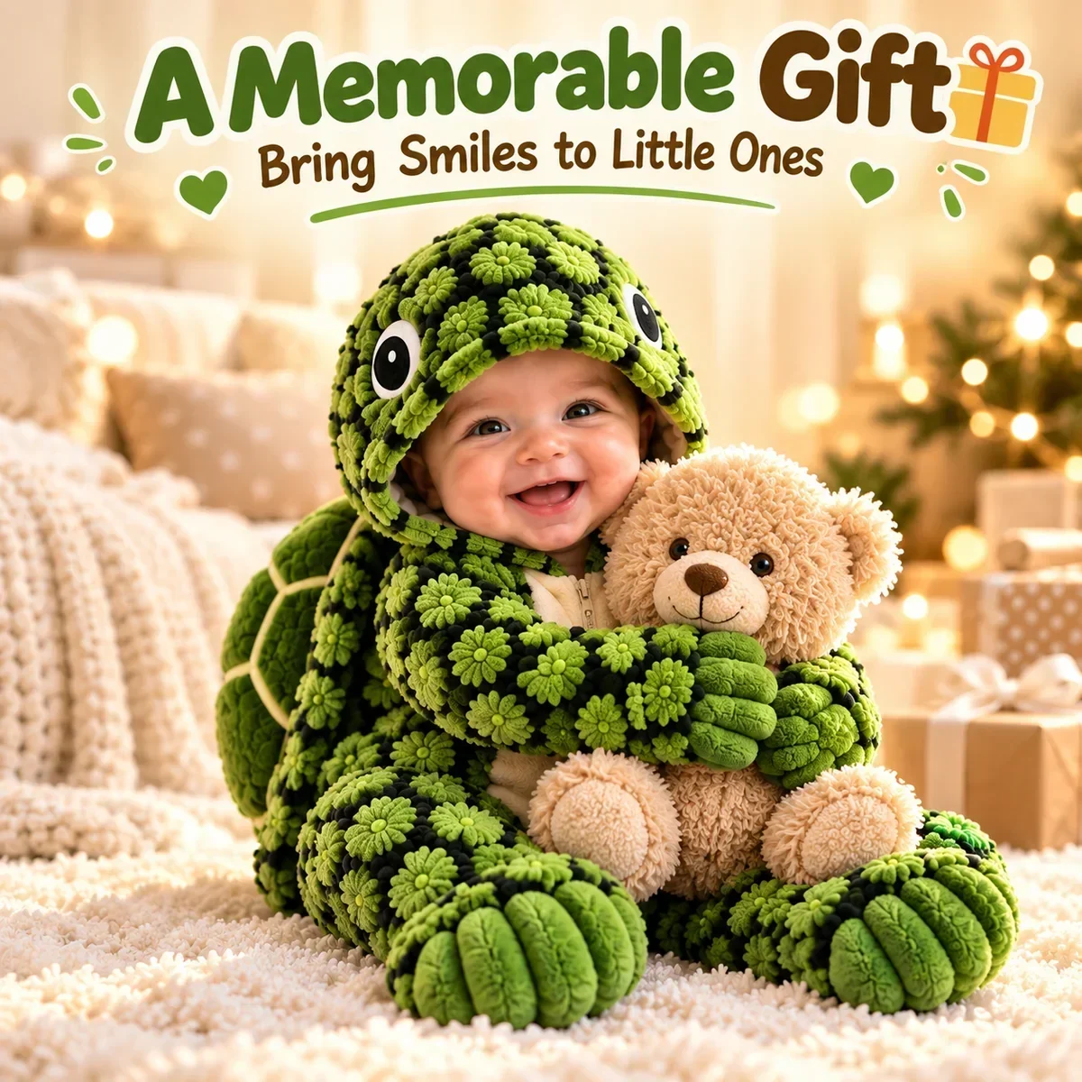 Turtle onesie baby gift idea