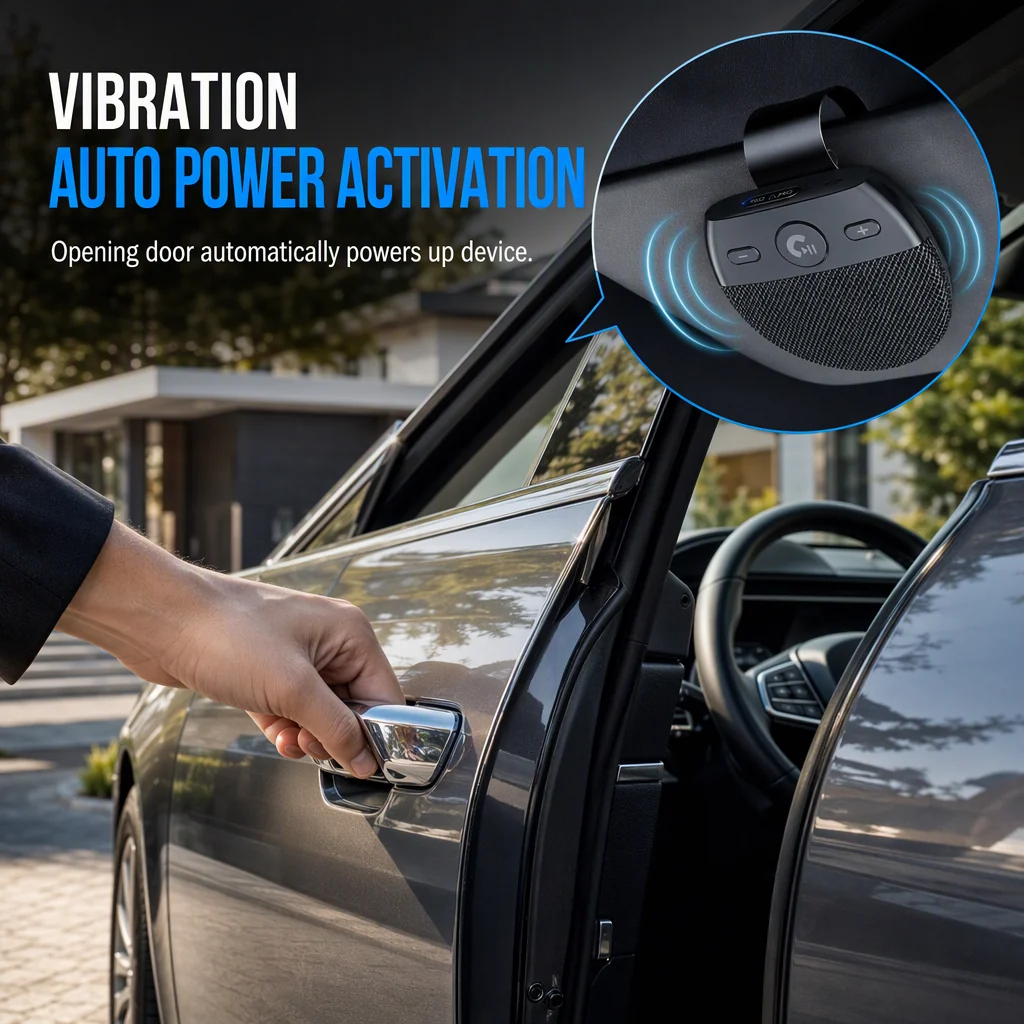 Vibration Sensing | 🚗 SP11 Bluetooth Sun Visor Speakerphone