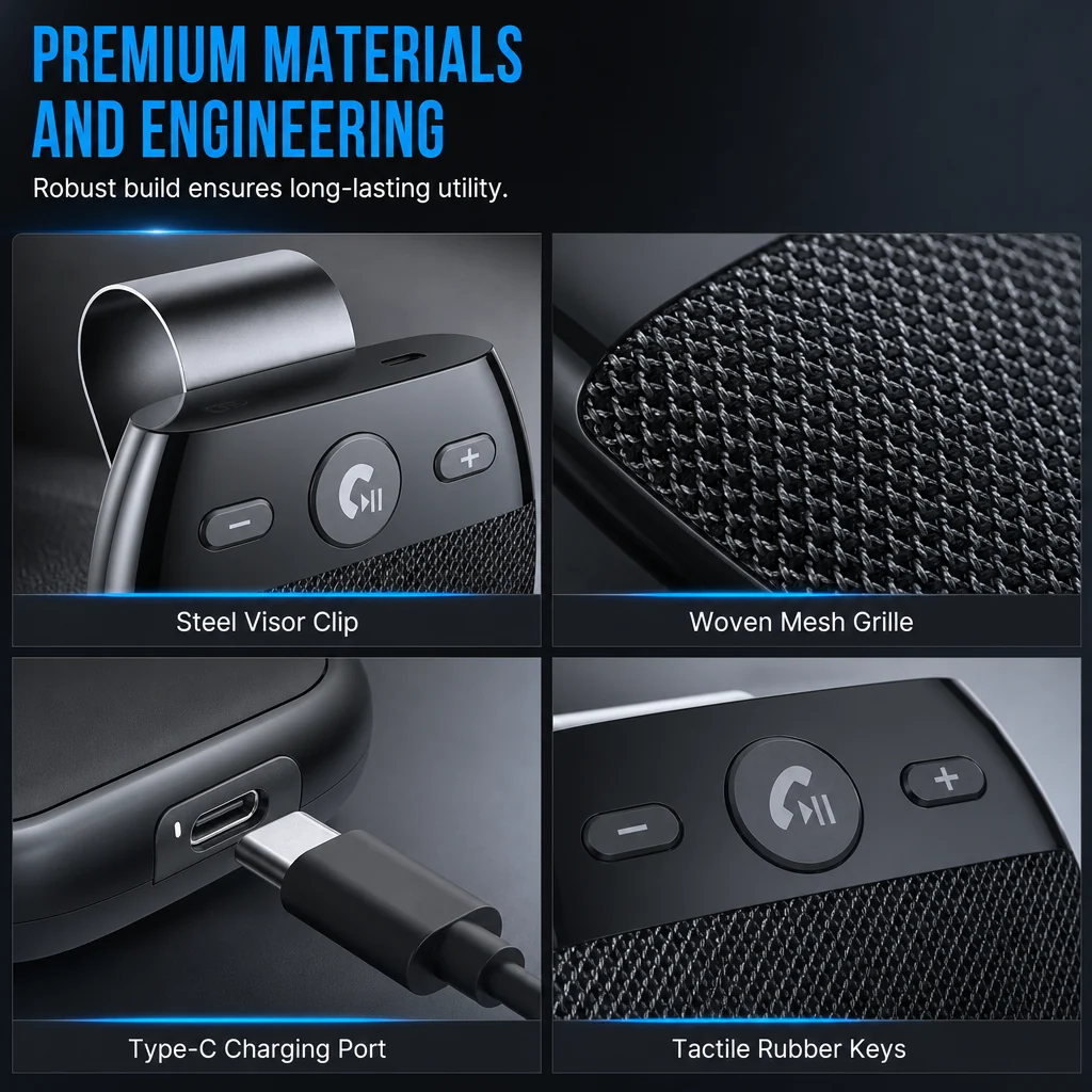 A Neat Visor Accessory | 🚗 SP11 Bluetooth Sun Visor Speakerphone