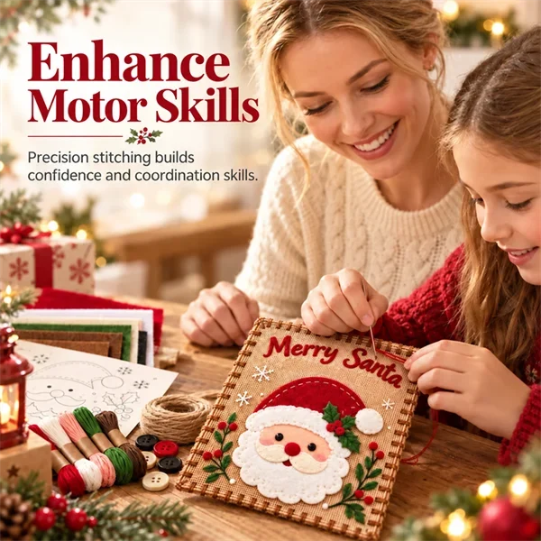 Child-friendly Christmas craft activity