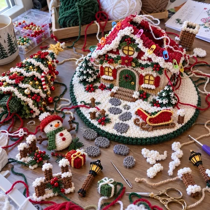 Winter village by Desiderata