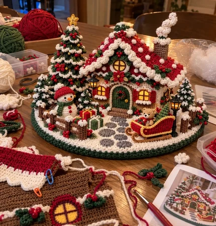 Winter village by Kineswitha