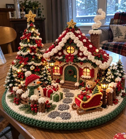 Winter village by Edeva