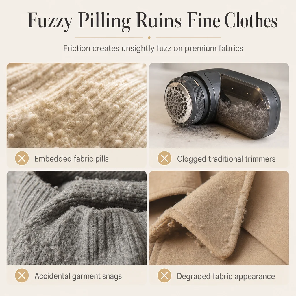 Removing fabric pilling