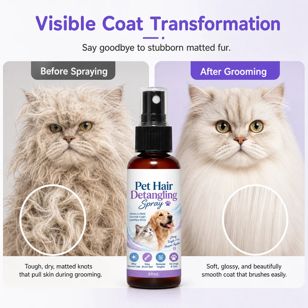 Pet detangling and grooming spray – product image 8