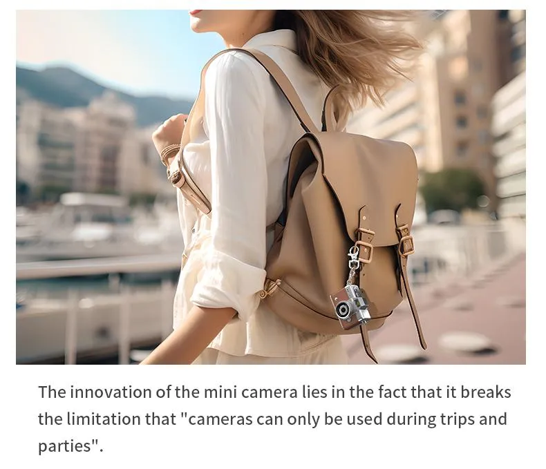 Mini Digital Camera with 1.47 in LCD Screen 1080P Feel of Old 90s Photographs, Keychain Size, Birthday Gifts,Christmas Gifts