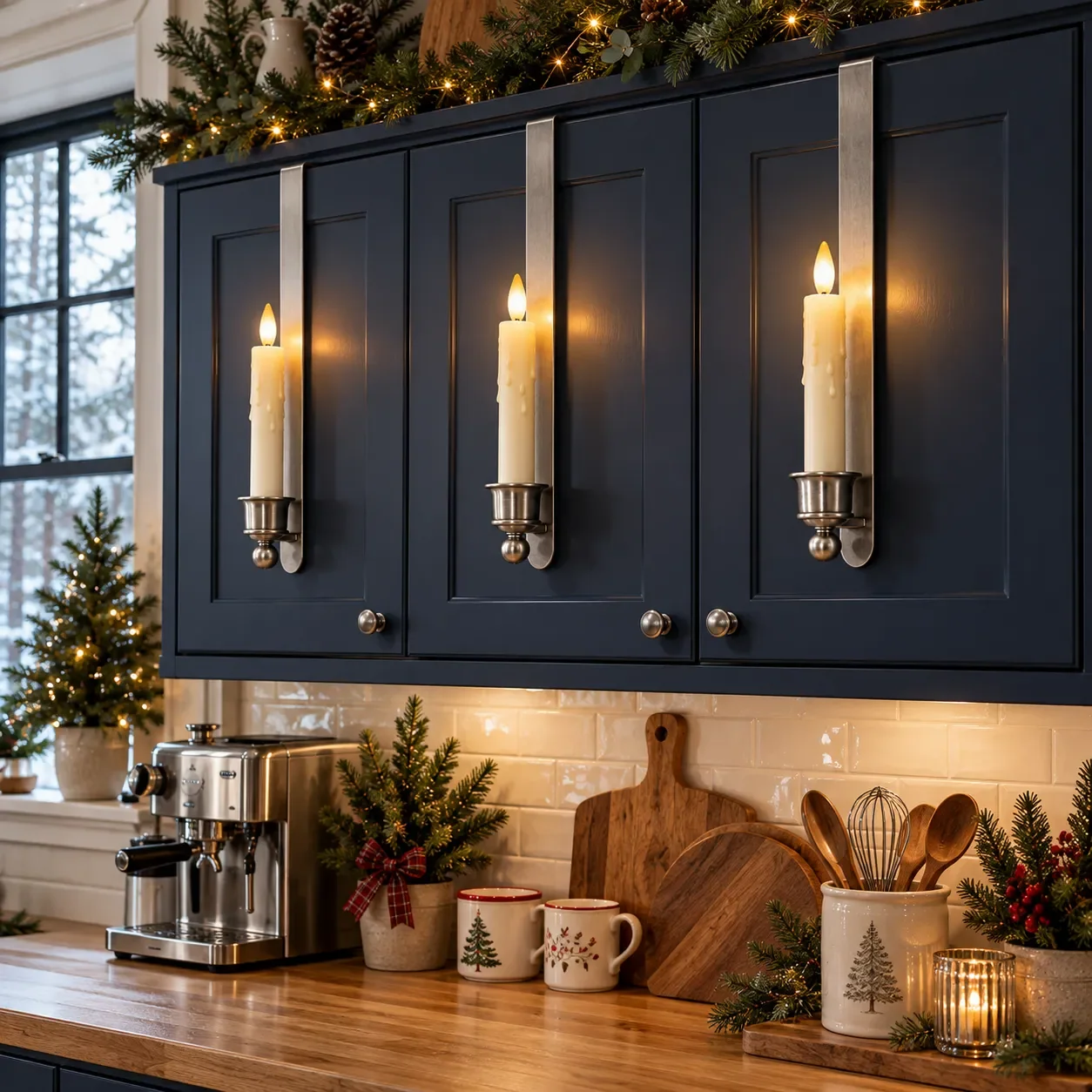 Cabinet candle finish options