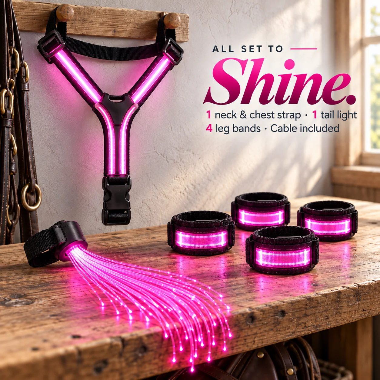 LED horse light set — equestrian style inspiration