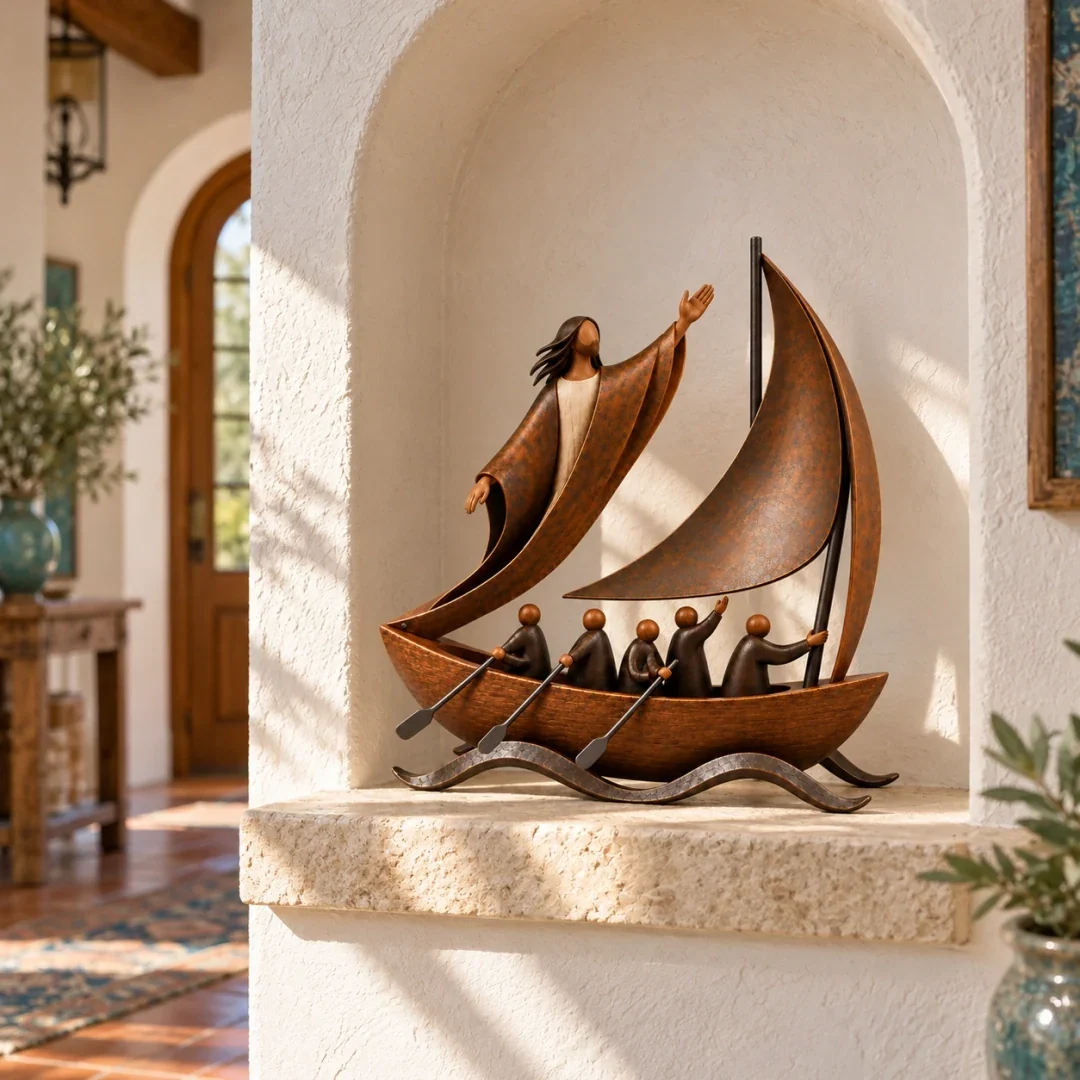 Peace in Every Storm — Peace in the Storm sailboat sculpture