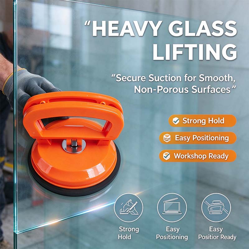 Multi-purpose suction cup for car glass and tile