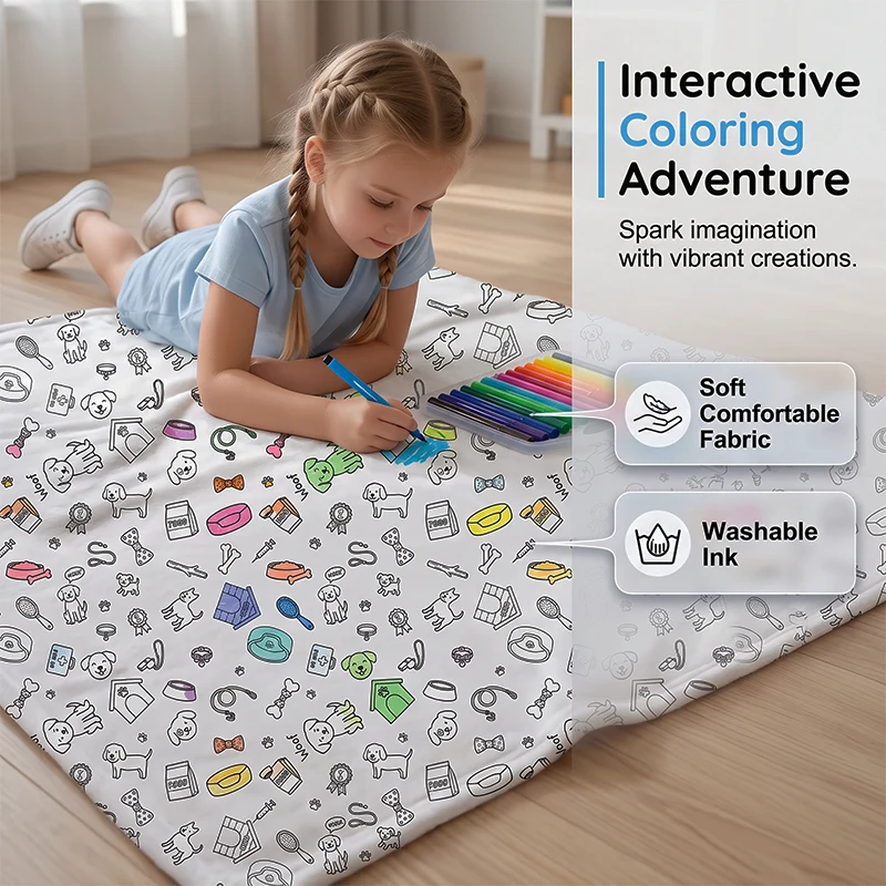 Creative blanket activity for kids and families
