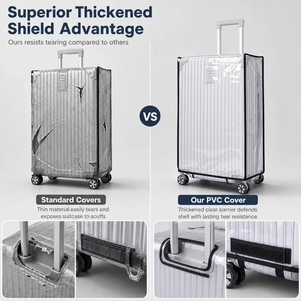 Clear Protective Luggage Cover