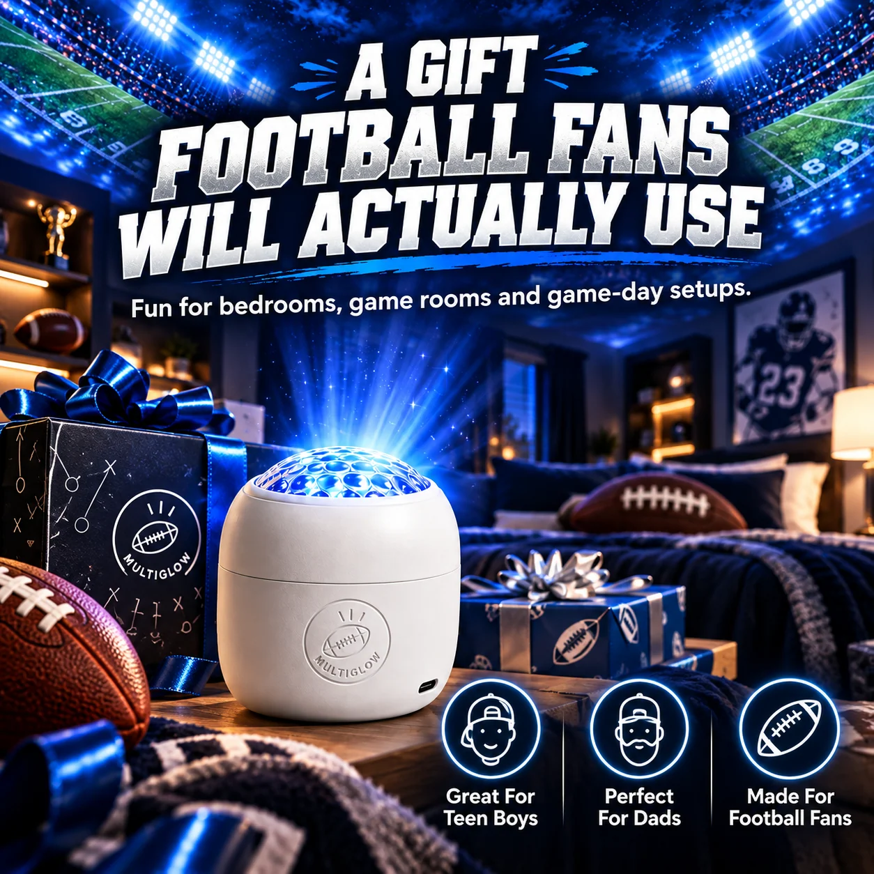 Football projector gift for football fans