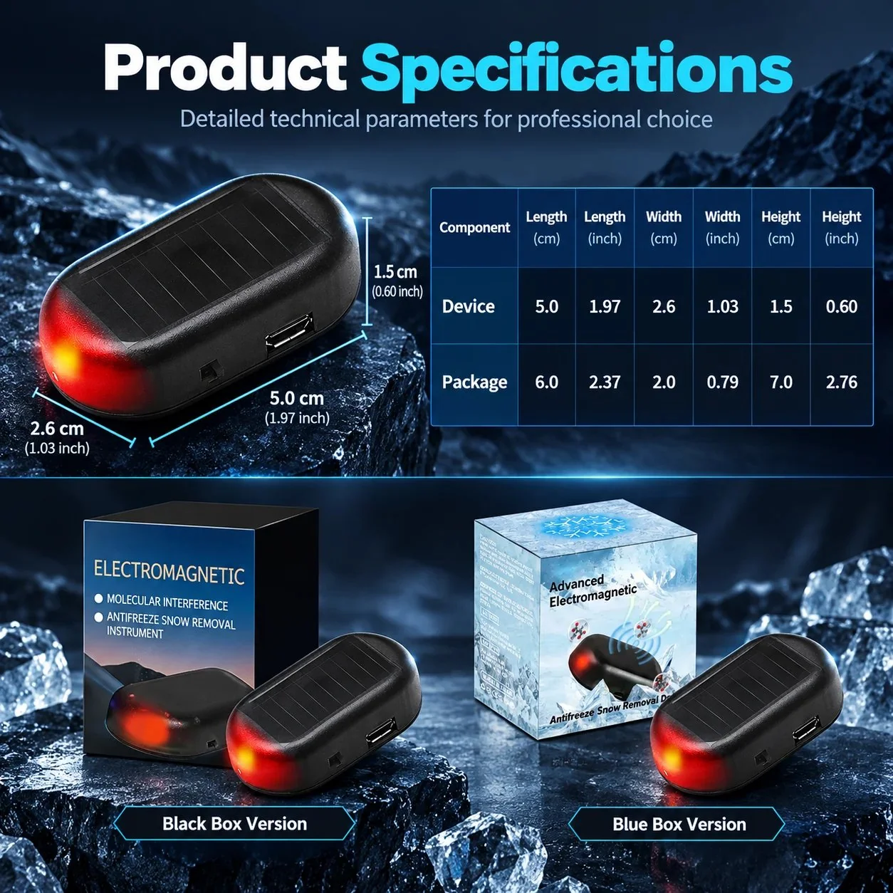 Molecular antifreeze instrument product overview and specifications