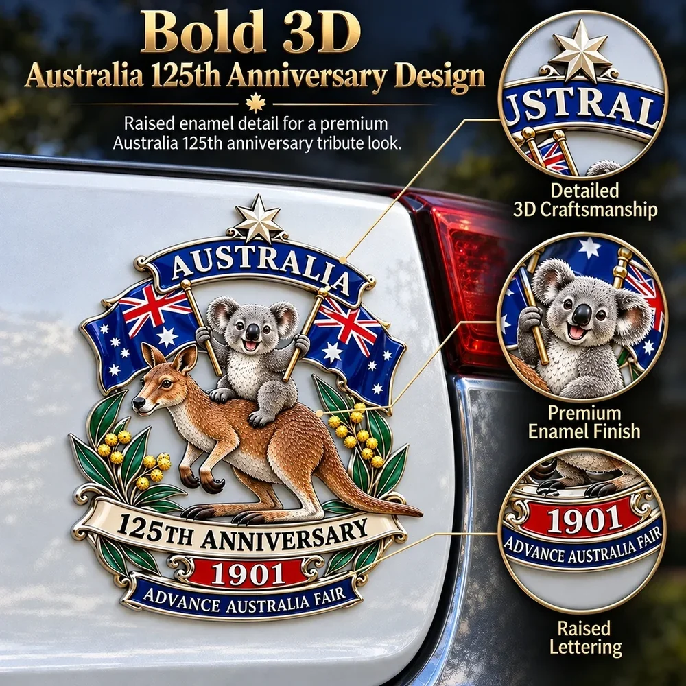 Close-up of dimensional lettering, wildlife texture and metal relief