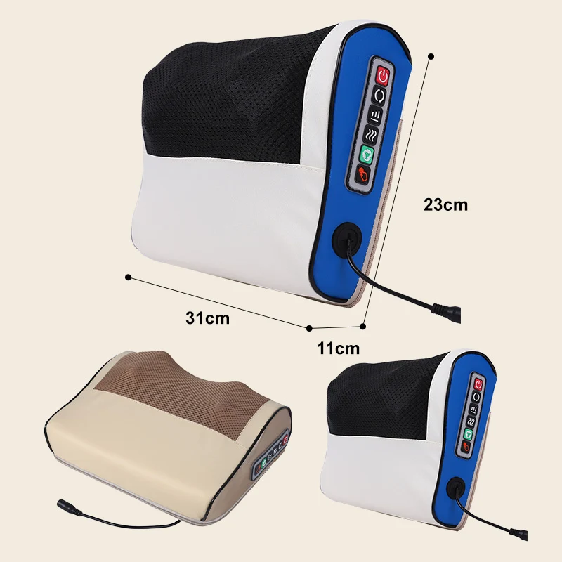 Massage pillow product dimensions and specifications
