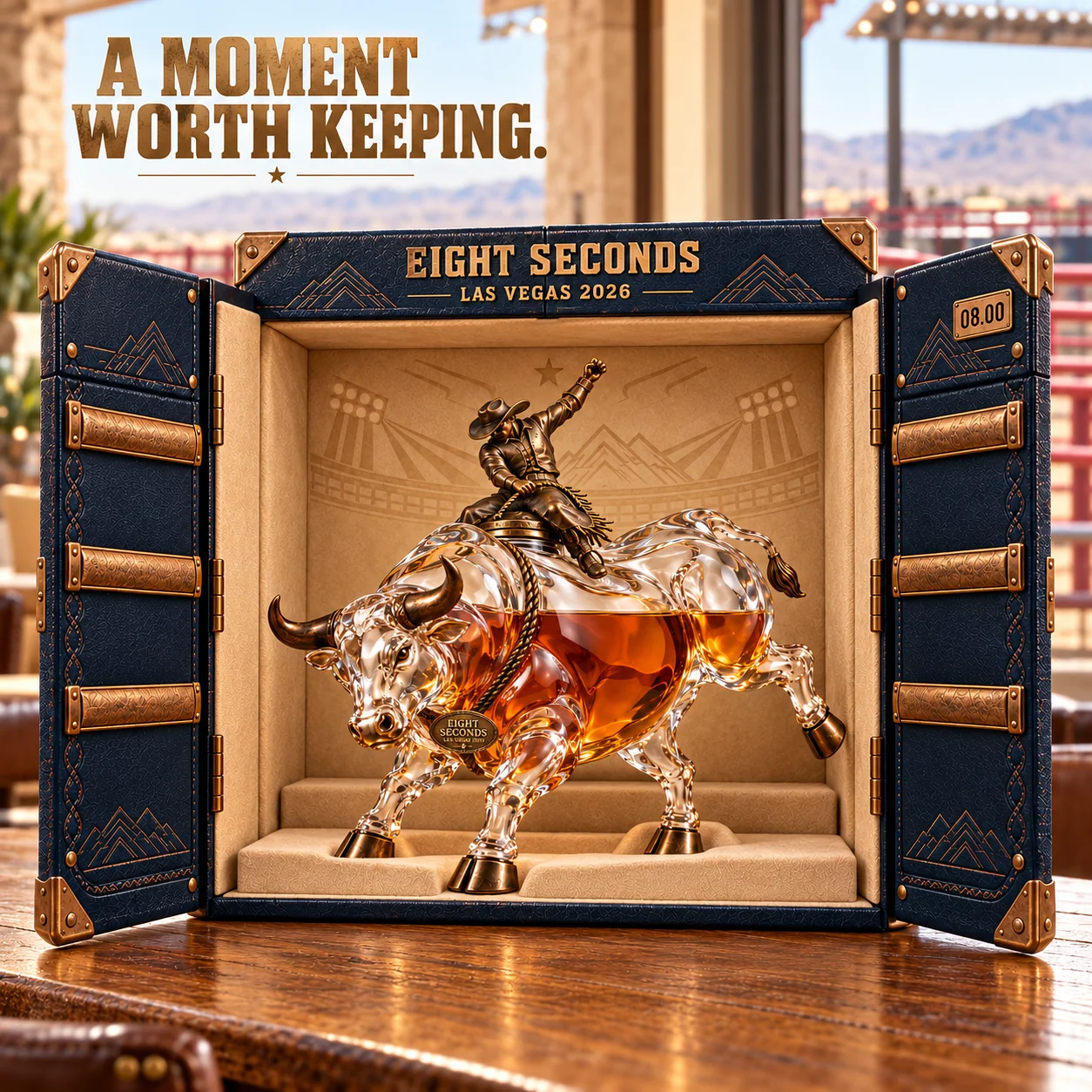 Eight Seconds Las Vegas 2026 collector presentation case
