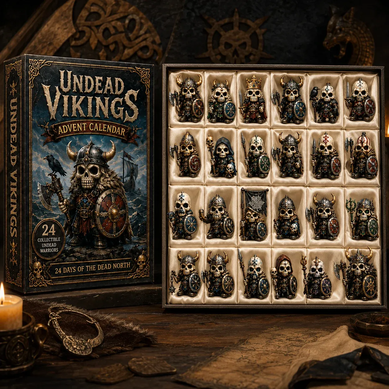 Undead Viking Advent calendar box