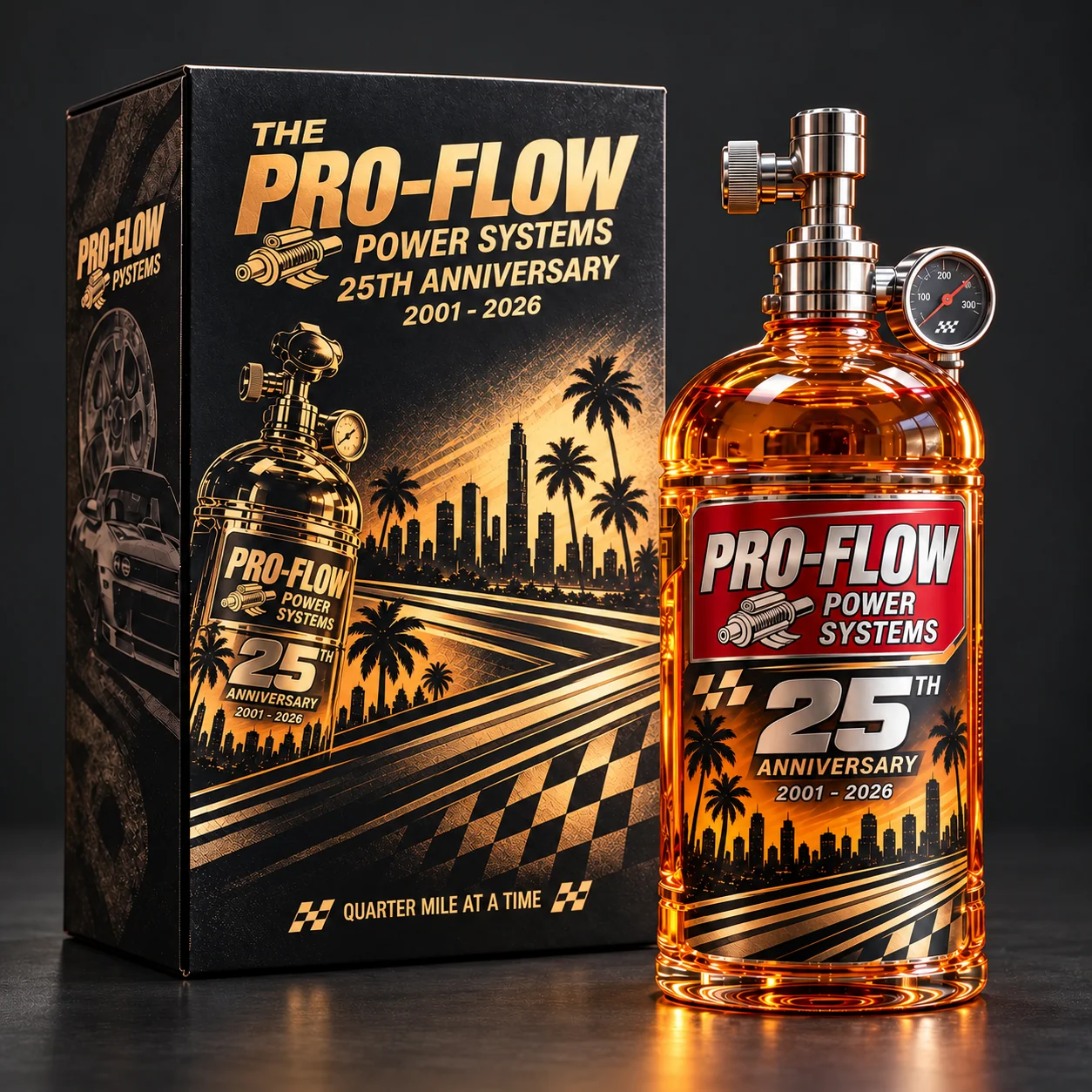 Complete display bottle and coordinating box shown in the original product photos