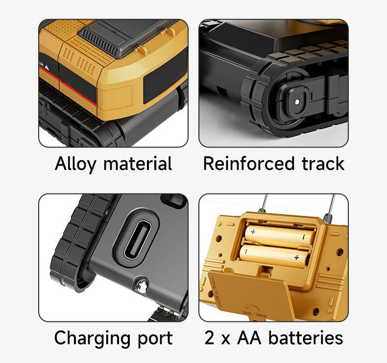 RC construction vehicle USB-C charging