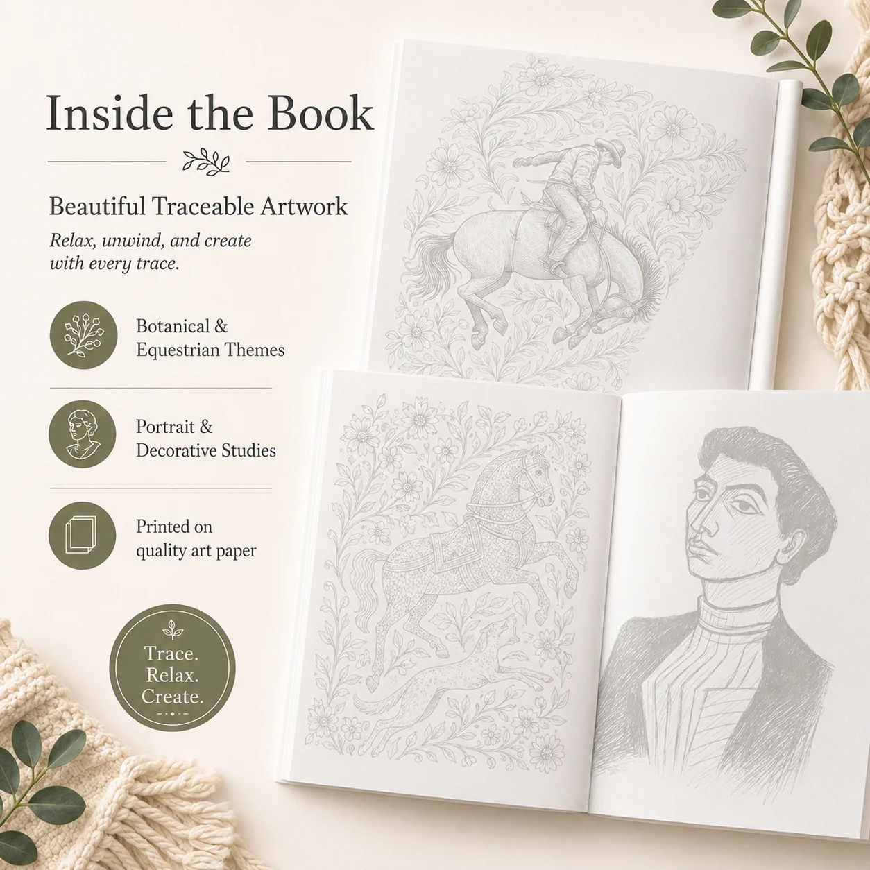 Ink Tracing book interior artwork
