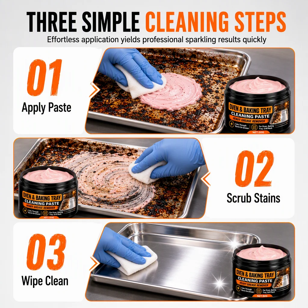 🧽 Heavy-Duty Grease Removal Cleaning Paste – 50 g