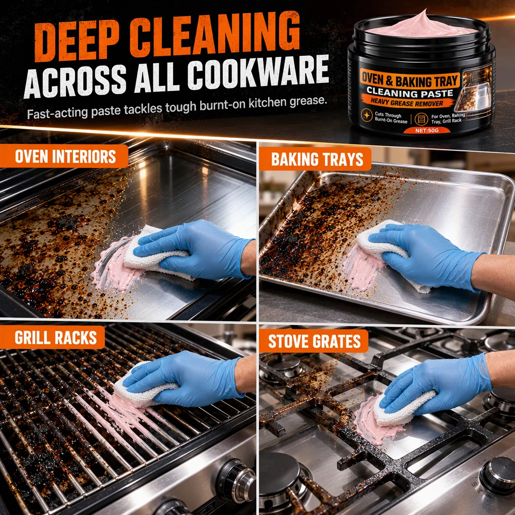 🧽 Heavy-Duty Grease Removal Cleaning Paste – 50 g