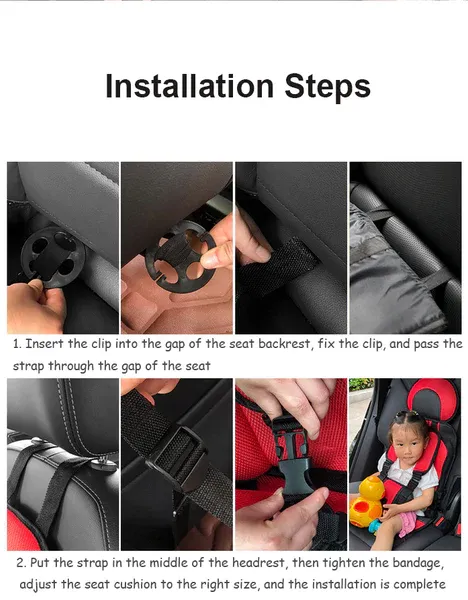 Portable child chair harness for travel