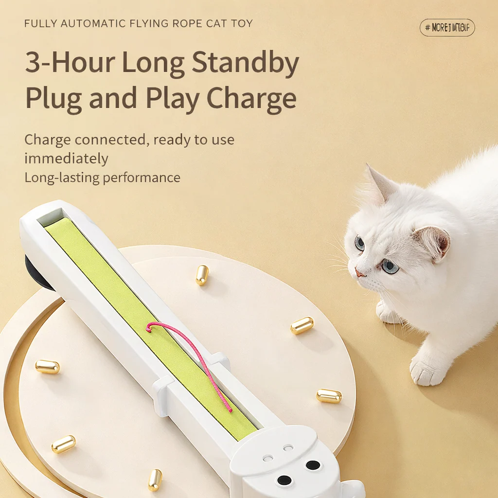 USB rechargeable automatic cat toy