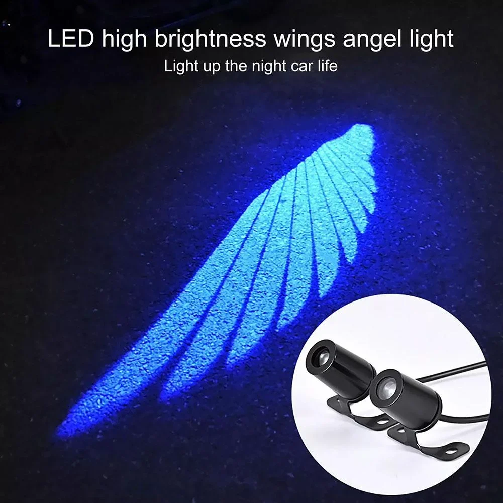 Clearance! 2 Pack Motorcycle Led Chassis Light Projector Ghost Laser Light Wings Light Atmosphere Modified P3f8 Motorcycle X4T1