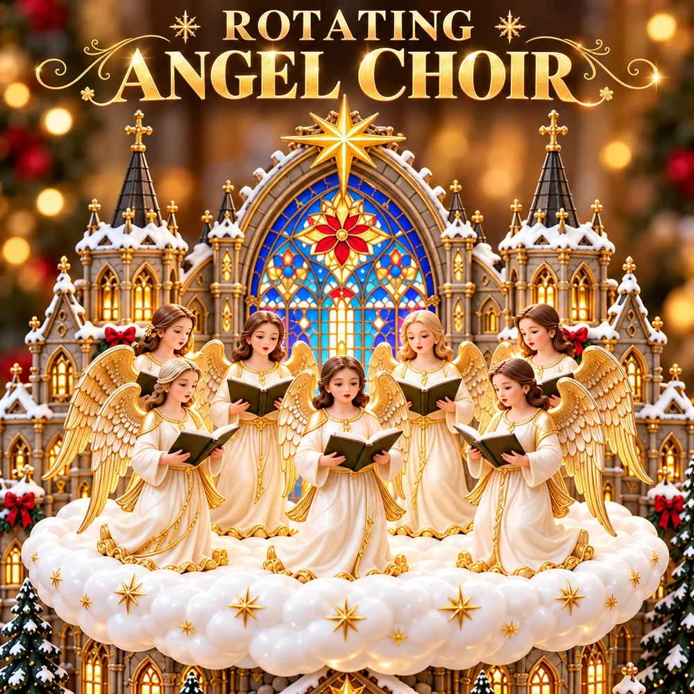 Angel Choir Christmas Nativity Village
