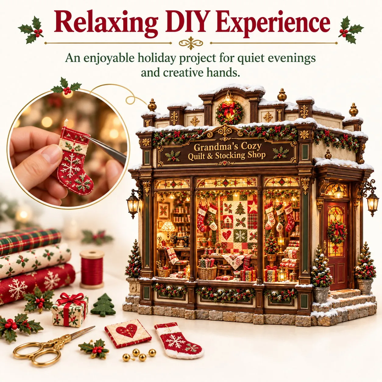 Relaxing hands-on Grandma